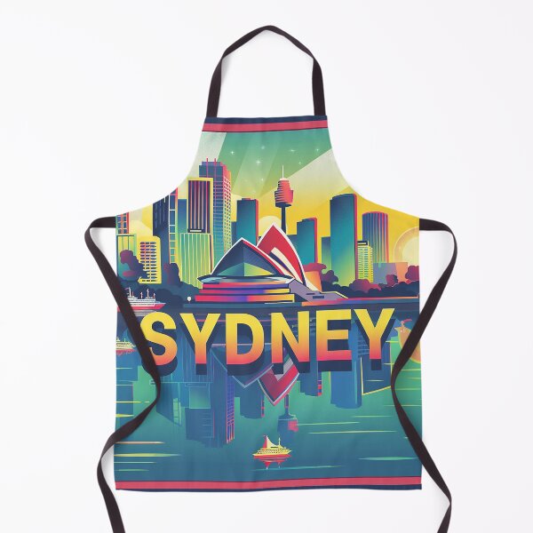 Item preview, Retro Sydney Illustration designed and sold by nomiraclehere.