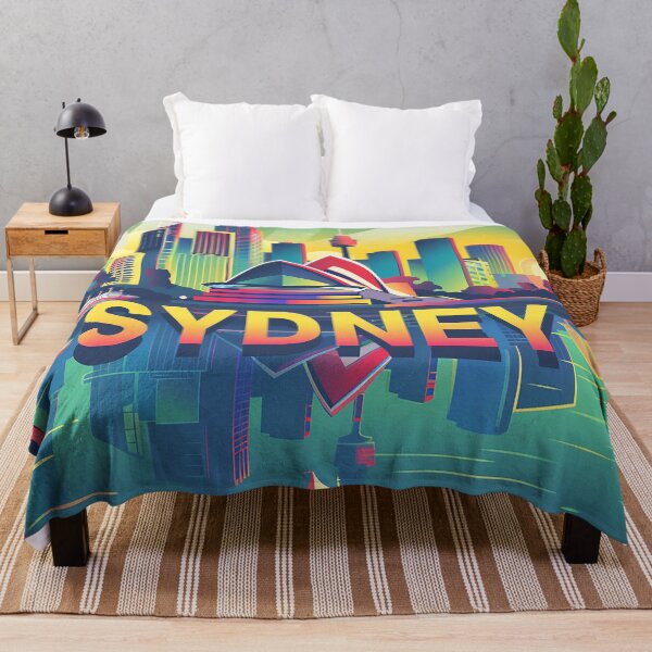 Item preview, Retro Sydney Illustration designed and sold by nomiraclehere.
