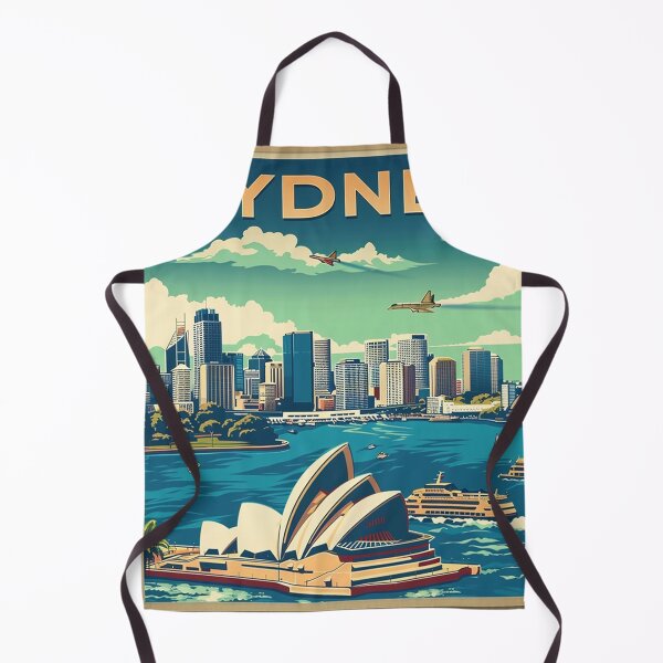 Item preview, Retro Sydney Illustration designed and sold by nomiraclehere.