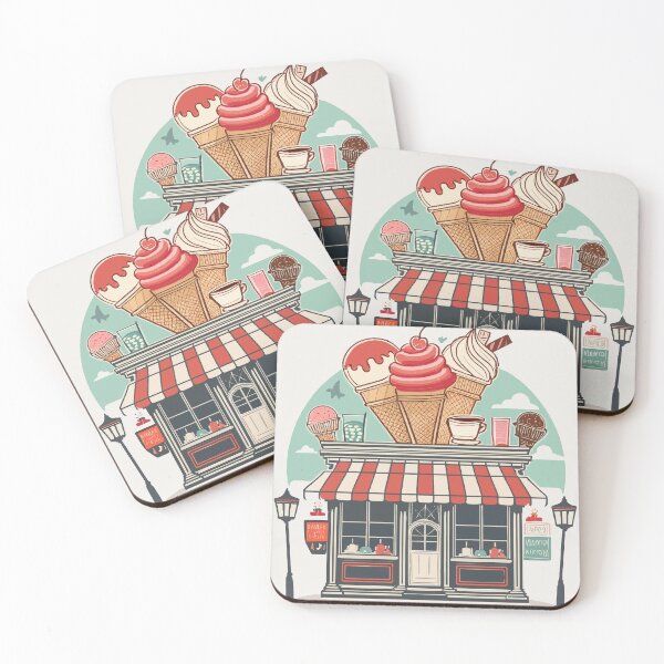 Item preview, Sweet Memories: Vintage Ice Cream Parlors designed and sold by bb-15artstudio.