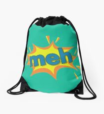 An Enthusiastic Meh Drawstring Bag
