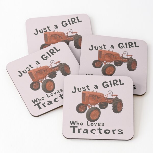 Item preview, just a Girl who loves tractors designed and sold by SEADOGPRINTS.