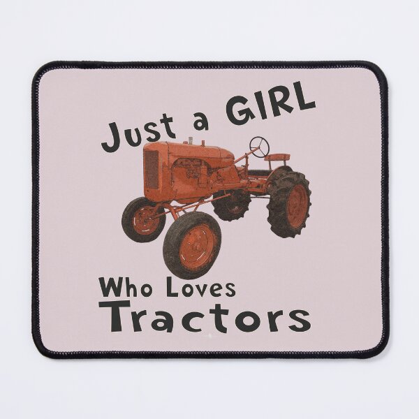 Item preview, just a Girl who loves tractors designed and sold by SEADOGPRINTS.