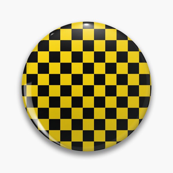 Item preview, Small Checkered - Black and Gold Yellow designed and sold by JustPatterns2.