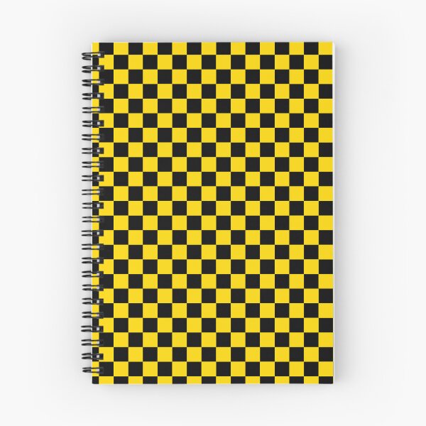 Item preview, Small Checkered - Black and Gold Yellow designed and sold by JustPatterns2.