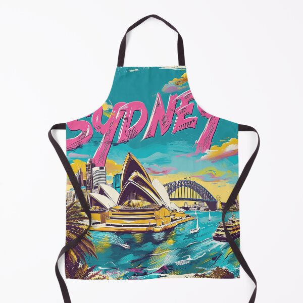 Item preview, Retro Sydney Illustration designed and sold by nomiraclehere.