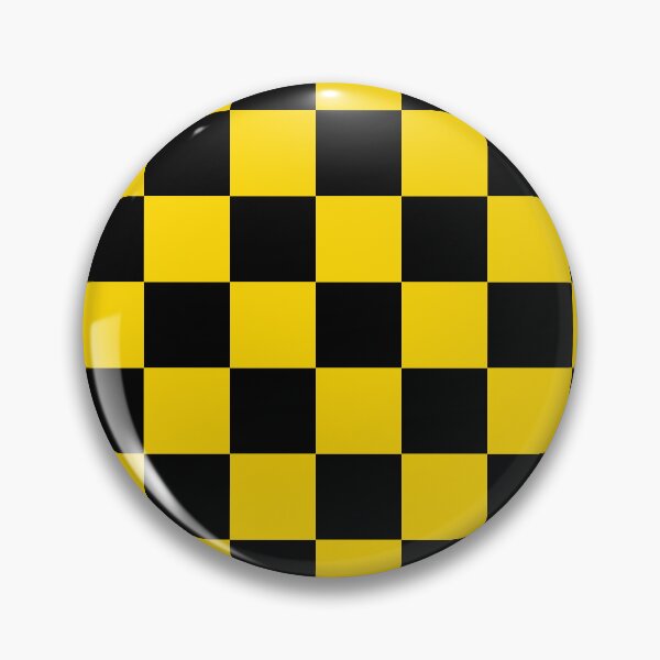 Item preview, Checkered - Black and Gold Yellow designed and sold by JustPatterns2.