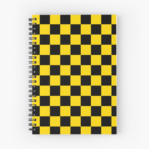 Item preview, Checkered - Black and Gold Yellow designed and sold by JustPatterns2.