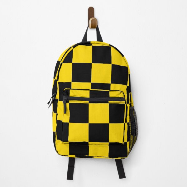 Item preview, Checkered - Black and Gold Yellow designed and sold by JustPatterns2.