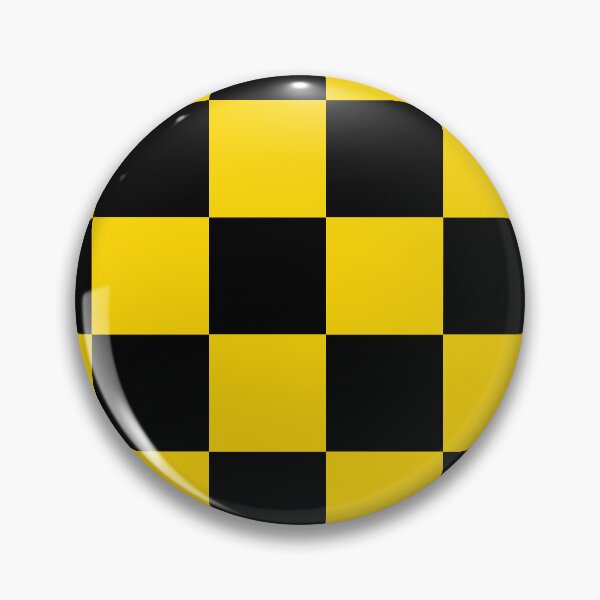 Item preview, Large Checkered - Black and Gold Yellow designed and sold by JustPatterns2.