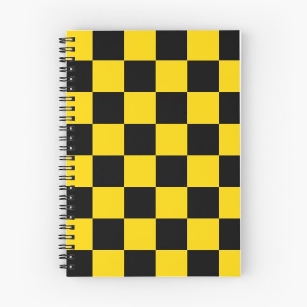 Item preview, Large Checkered - Black and Gold Yellow designed and sold by JustPatterns2.