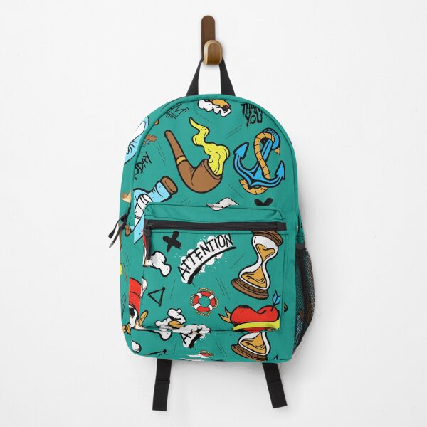 Item preview, Tema pirata ilustrado vintage verde  designed and sold by KahlenDeveraux.