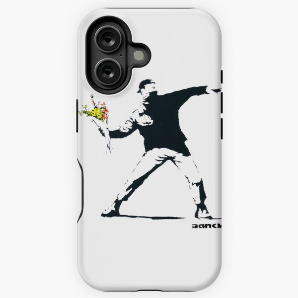 Aperçu de l'œuvre Banksy - Lanceur de fleurs créée et vendue par URBANZ.