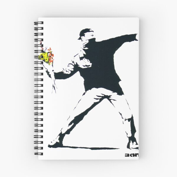 Item preview, Banksy - Flower Thrower designed and sold by URBANZ.