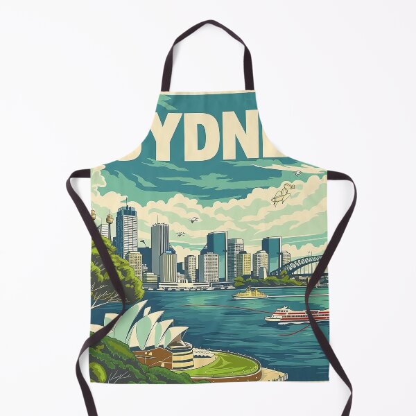 Item preview, Retro Sydney Illustration designed and sold by nomiraclehere.