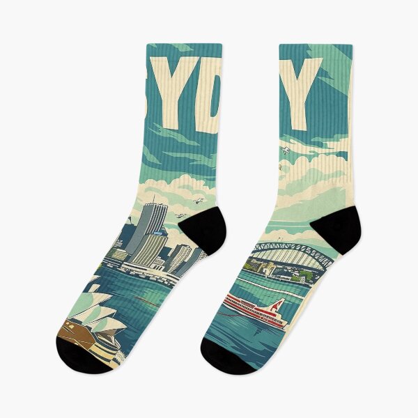 Item preview, Retro Sydney Illustration designed and sold by nomiraclehere.