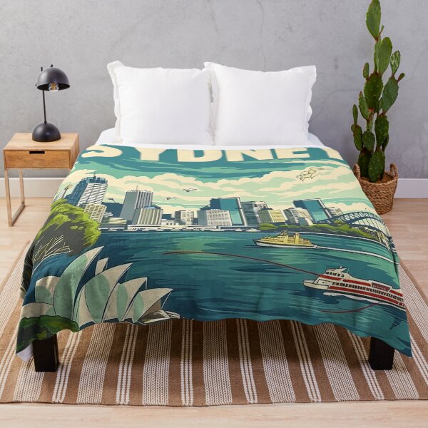 Item preview, Retro Sydney Illustration designed and sold by nomiraclehere.