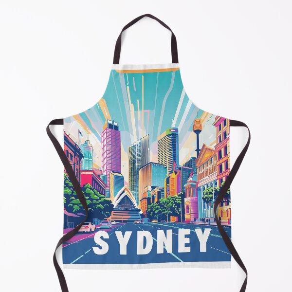 Item preview, Retro Sydney Illustration designed and sold by nomiraclehere.