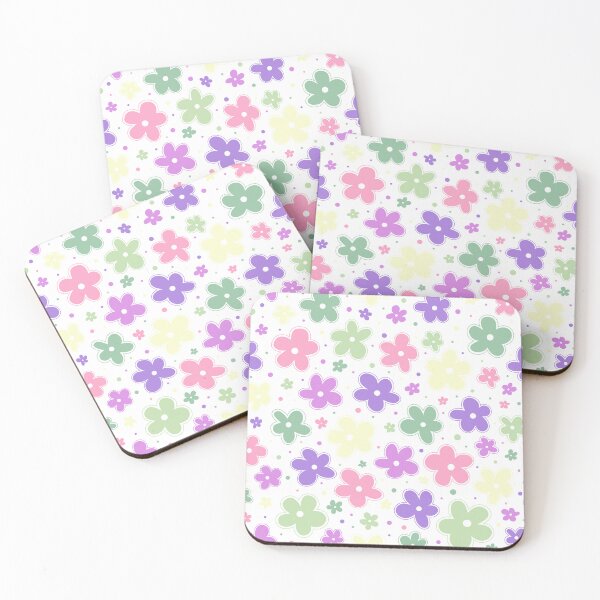 Item preview, Genderfae Pride Flag Flowers Doodle Pastel Pink designed and sold by JoyfulJen.
