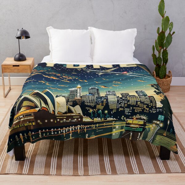 Item preview, Retro Sydney Illustration designed and sold by nomiraclehere.