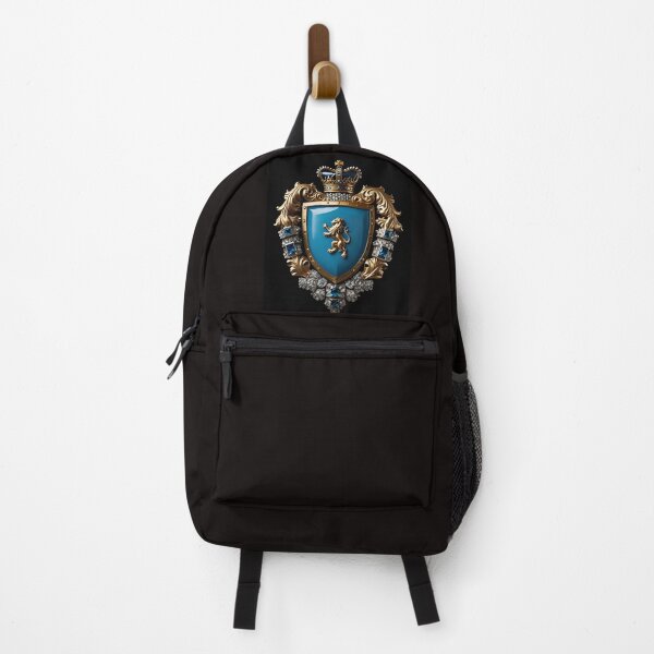Item preview, Custom Azure Diamond Gold Lion Coat Of Arms designed and sold by Way Way Cool.