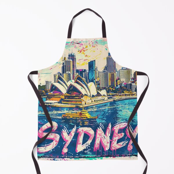 Item preview, Retro Sydney Illustration designed and sold by nomiraclehere.