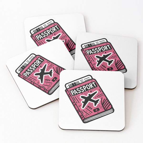 Item preview, Pink passport designed and sold by LoveLabDesign.