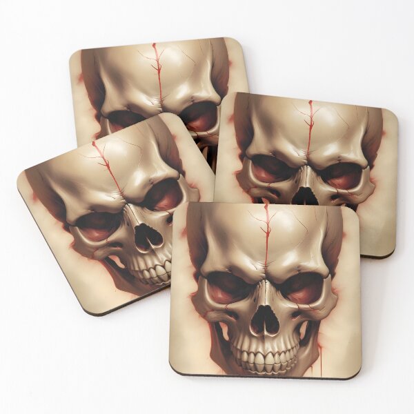Item preview, Evil Skull with Red Accents designed and sold by papi1998.