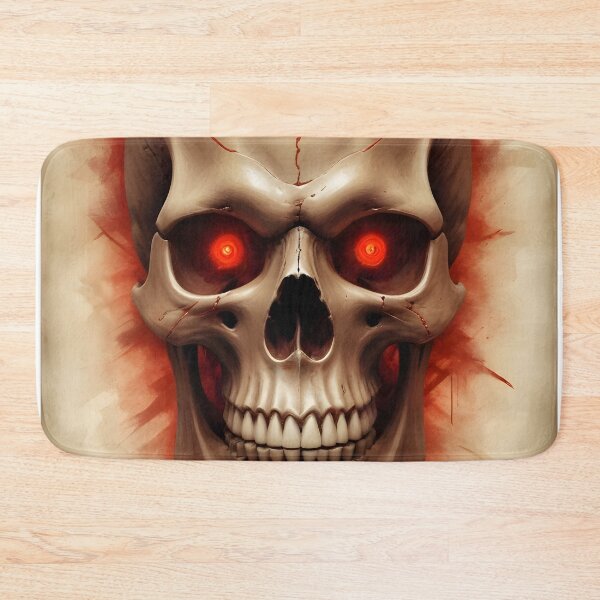 Item preview, Evil Skull with Red Accents designed and sold by papi1998.