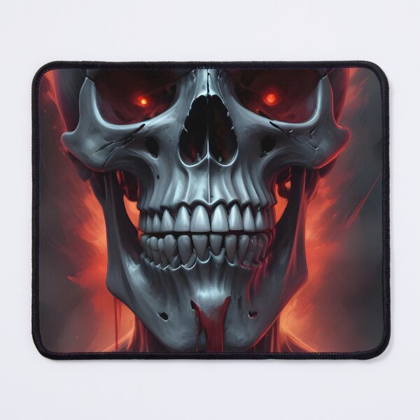 Item preview, Evil Skull with Red Accents designed and sold by papi1998.