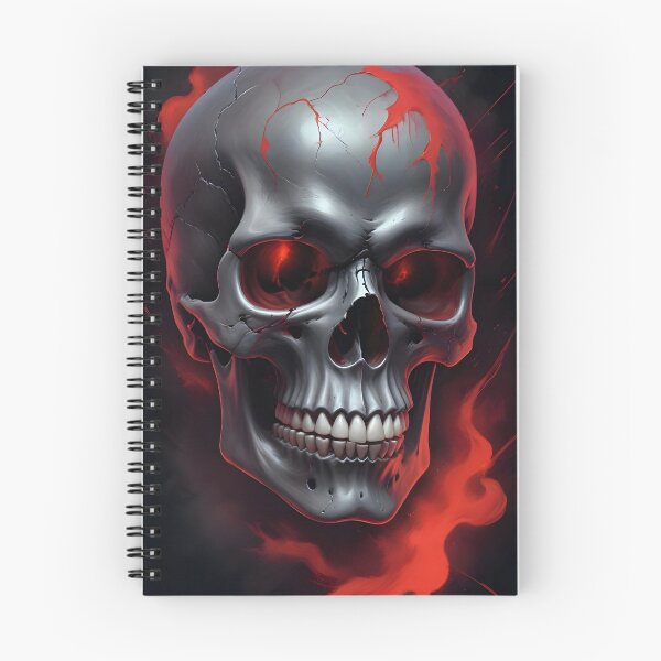 Item preview, Evil Skull with Red Accents designed and sold by papi1998.