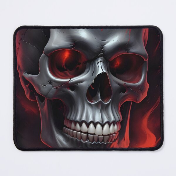 Item preview, Evil Skull with Red Accents designed and sold by papi1998.