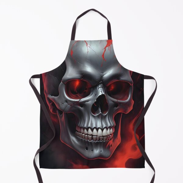 Item preview, Evil Skull with Red Accents designed and sold by papi1998.