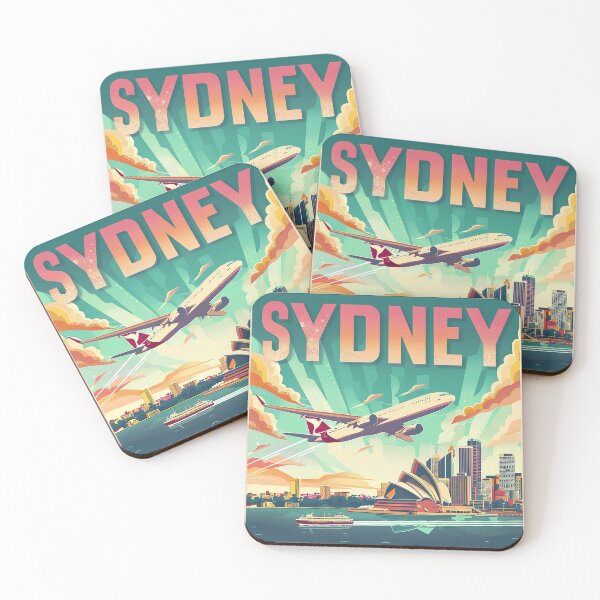 Item preview, Retro Sydney Illustration designed and sold by nomiraclehere.