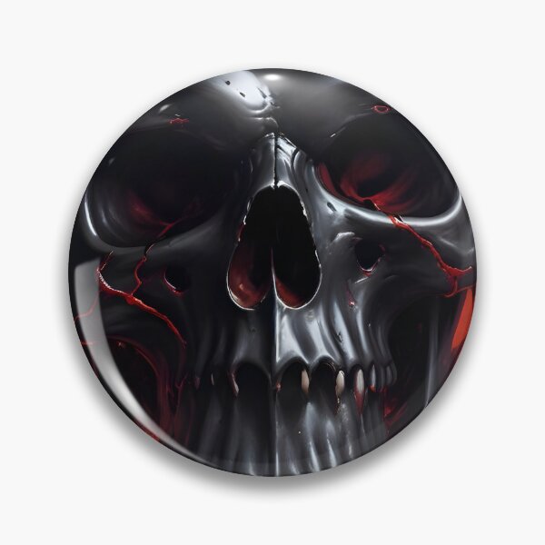 Item preview, Evil Skull with Red Accents designed and sold by papi1998.