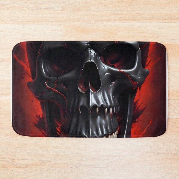 Item preview, Evil Skull with Red Accents designed and sold by papi1998.