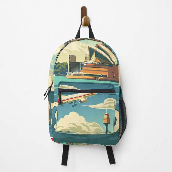Item preview, Retro Sydney Illustration designed and sold by nomiraclehere.
