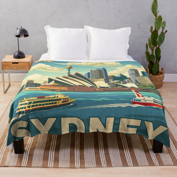 Item preview, Retro Sydney Illustration designed and sold by nomiraclehere.