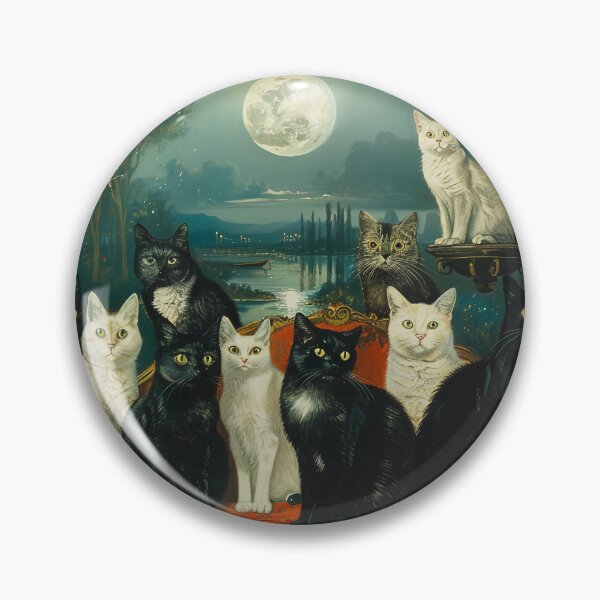 Item preview, Cats in an oil painting designed and sold by CHRISMARTE.
