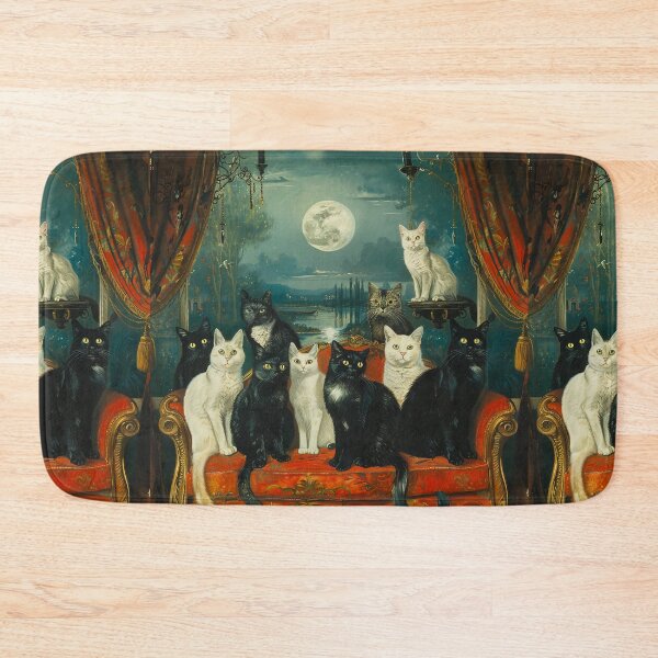 Item preview, Cats in an oil painting designed and sold by CHRISMARTE.