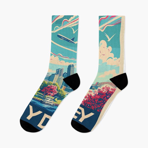 Item preview, Retro Sydney Illustration designed and sold by nomiraclehere.