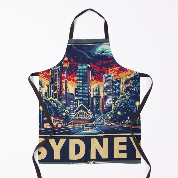 Item preview, Retro Sydney Illustration designed and sold by nomiraclehere.