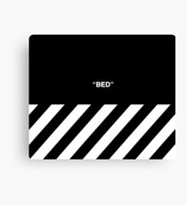 Off White Bed Canvas Print