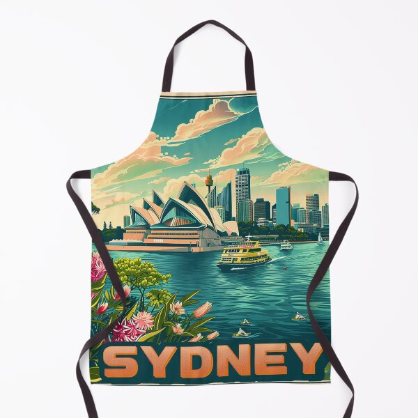Item preview, Retro Sydney Illustration designed and sold by nomiraclehere.