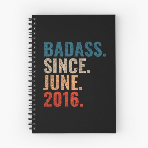 Item preview, Badass since June 2016 Vintage 2016 June birthday gift designed and sold by Teelogic.