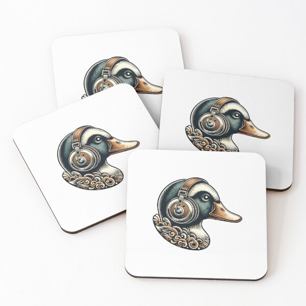 Item preview, Music Lover Duck designed and sold by TeeGleam.