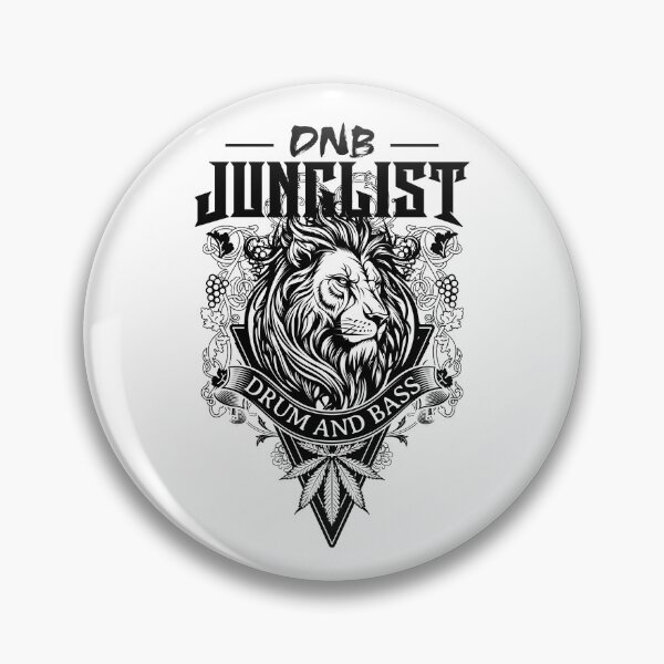 Item preview, JUNGLIST  - Dnb 420 Lion (black)  designed and sold by Discothreadz.