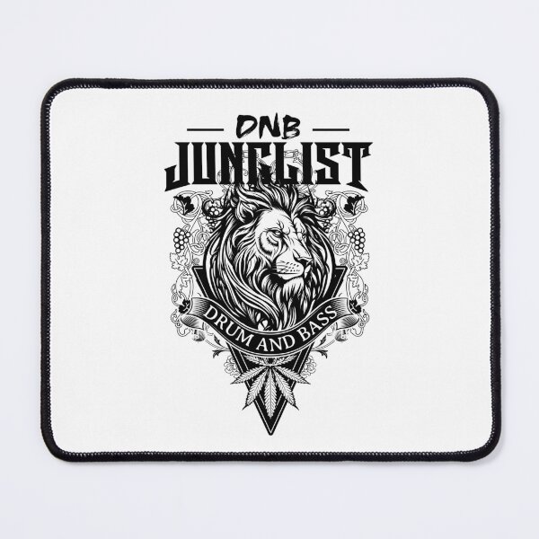 Aperçu de l'œuvre JUNGLIST - Dnb 420 Lion (noir) créée et vendue par Discothreadz.