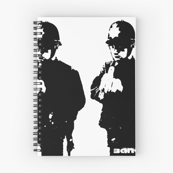 Item preview, Banksy - Cop Giving Finger  designed and sold by URBANZ.