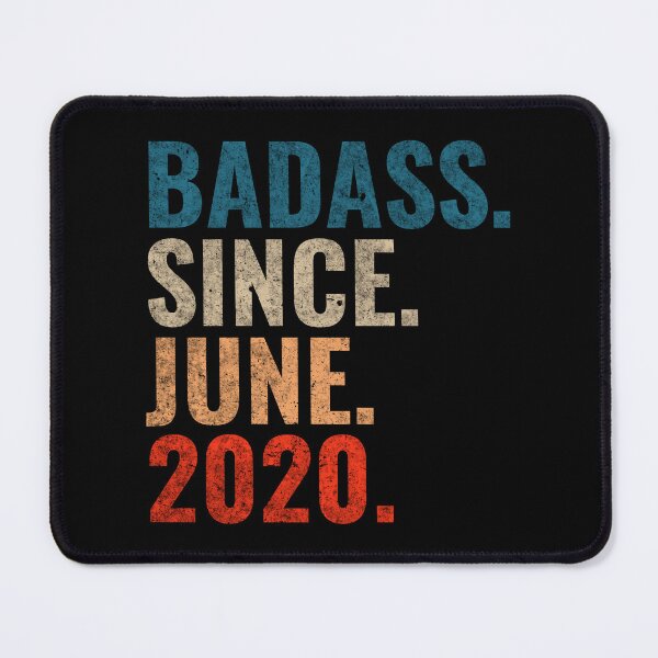 Item preview, Badass since June 2020 Vintage 2020 June birthday gift designed and sold by Teelogic.